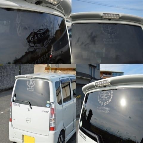 Amazon C 黒 ブラックリアウインドウステッカー リアガラス デカール シール 切り文字 抜き文字 ステッカー デカール 車 バイク