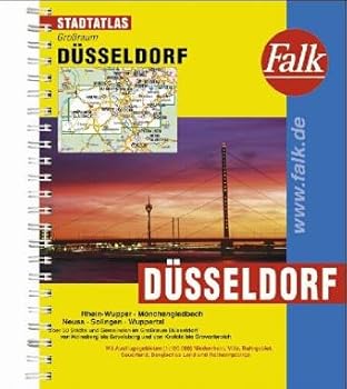 Hardcover Stadteatlas Grossraum Dusseldorf Rhein-Wupper: 1:20.000 [German] Book