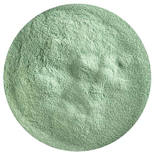 5 Oz Aventurine Green Transparent Powder Frit - 90 Coe