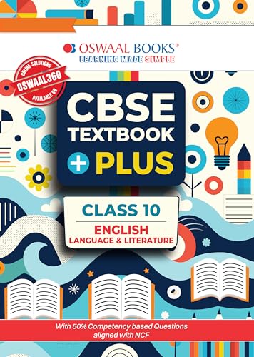 Image of Oswaal CBSE Textbook Plus English Language and Literature For Class 10 | With 50% competency-based Questions aligned with NCF | Includes Previous ... With Mnemonics and Mind Maps (For 2026 Exam)