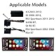 Auto Radio Adapter Anschluss für Audi A4 S4 RS4 2002-2008 und für Audi A3 S3 RS3 2003-2012, Lösen Sie das Problem des Fehlenden Tons aus den Hinteren Lautsprechern