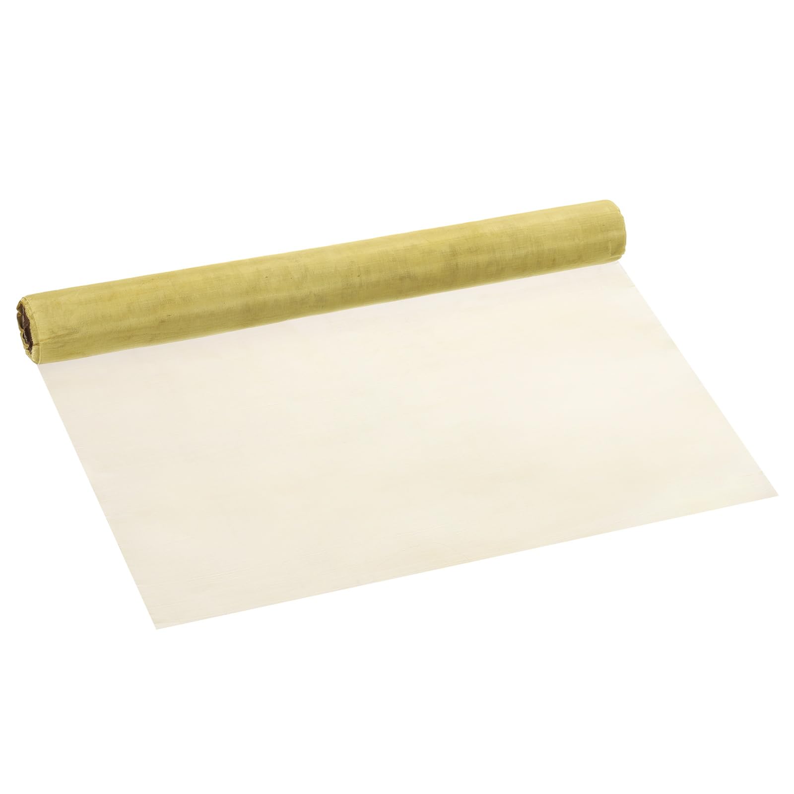PATIKIL Toile Métallique Tissée En Laiton Rouleau 39x12", Filtre 150 Mesh Grillage Métallique Maille Grossière Pour Couverture De Sécurité De Fenêtre Filtration Clôture Animaux, Jaune