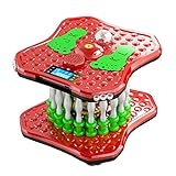 Taillendrehmaschine Für Erwachsene Sport Gewichtsverlust Ausrüstung Erwachsene Tanzmaschine Doppelte Feder Körperformung Torsion Disc Board Aerobe Sportausrüstung 37x35x29cm Teenager(Size:27-Pillar)