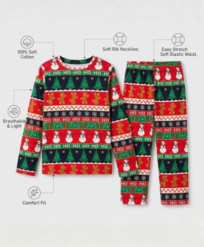 Image of Anthrilo Pure Cotton Printed Pyjama Set for Girls | Sleepwear | Night Suit, Night Wear | Long Sleeves T-Shirt & Pyjama | Regular Wear | 0-14 Years
