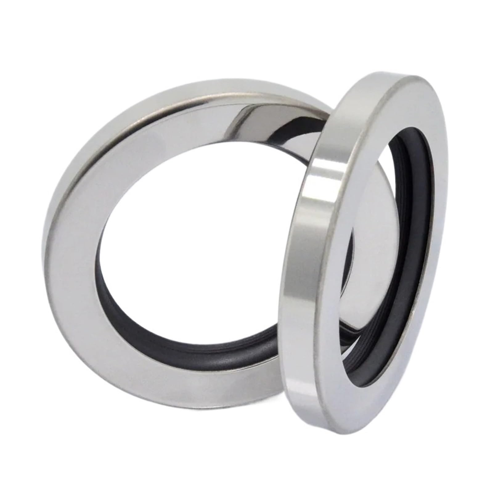 LEOTNNDQ 1pcs 68 * 100 * 12 Oil Seal With Stainless Steel Housing Single lip and Dual Lip Screw Air Compressor Spare Parts(68x100x12 CDLCWBK)