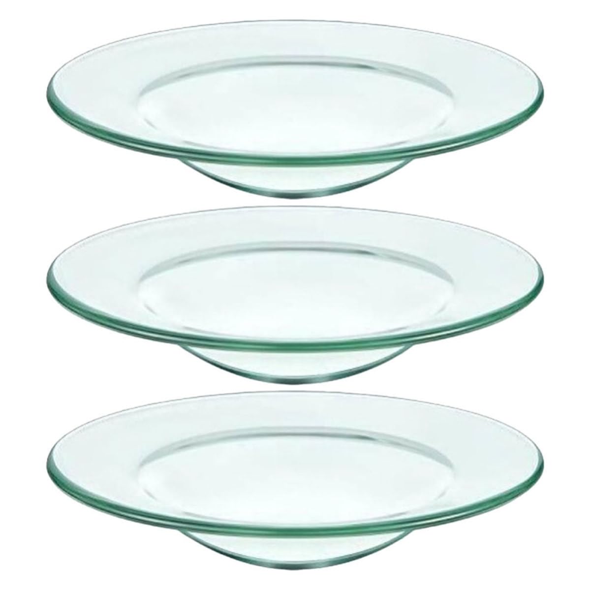Plato de vidrio para quemador de cera GALPADA compatible con aceites y lámparas de calor