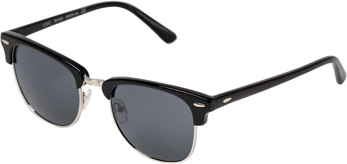 Earl Polarized Sunglasses Designer Inspired Vintage Semi Rimless