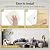 TONOR Dual-Layer Thickened Acoustic Wall Panels Self Adhesive, 4 Pack 47.2"x23.6"x0.72" High Density Large Sound Proof Panels for Walls, Peel and Stick Wall Panels for Interior Wall Décor, White