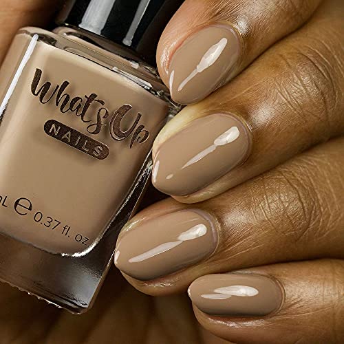 Whats Up Nails - Joshua Tree Nail Polish Nude Light Brown Creme Lacquer Varnish Made In Usa 12 Free Cruelty Free Vegan Clean #TOP2