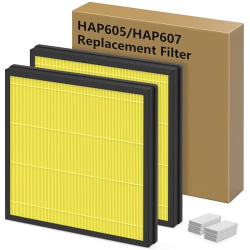 Image of Pet Care Replacement Filters for XenonLab HAP605 HAP607 and for FreAire HAP605 HAP607 Air Cleaner Purifier, 3-in-1 Filter with Extra 6pcs Aroma Pads, 2 Packs Pet Care Filters