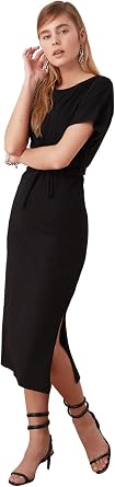 Trendyol Women Midi A-line Regular Knit Dress