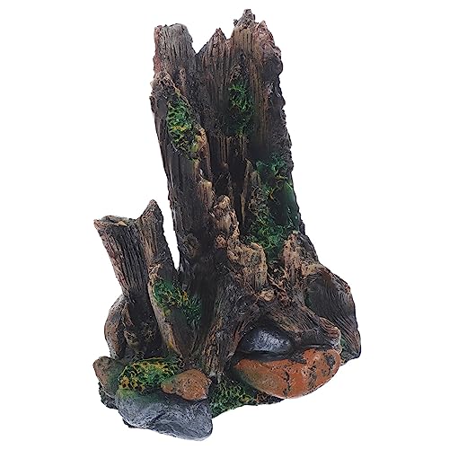 Happyyami Cabeza de árbol de simulación Grandes Plantas Artificiales de Interior Plantas Falsas - Árbol Artificial - Decoración acuática tocón de Acuario para pecera árbol Tanque Delicado