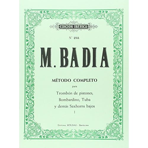 Método trombón pistones, tuba, bombardino y demás Saxhorns bajos