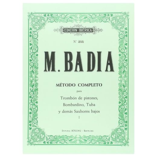 Método trombón pistones, tuba, bombardino y demás Saxhorns bajos