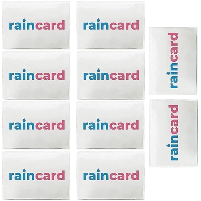 Unisex Disposable Rain Card Poncho with Hood, Ultra-Compact Waterproof Emergency Raincoat for Men & Women, Pocket-Size Lightweight Travel Rainwear, Reusable 2–3 Times (Pack of 10, Multicolor)