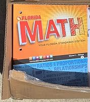 Florida Glencore Math Your Common Core Edition. Course 1 Volume 1. 0021438641 Book Cover