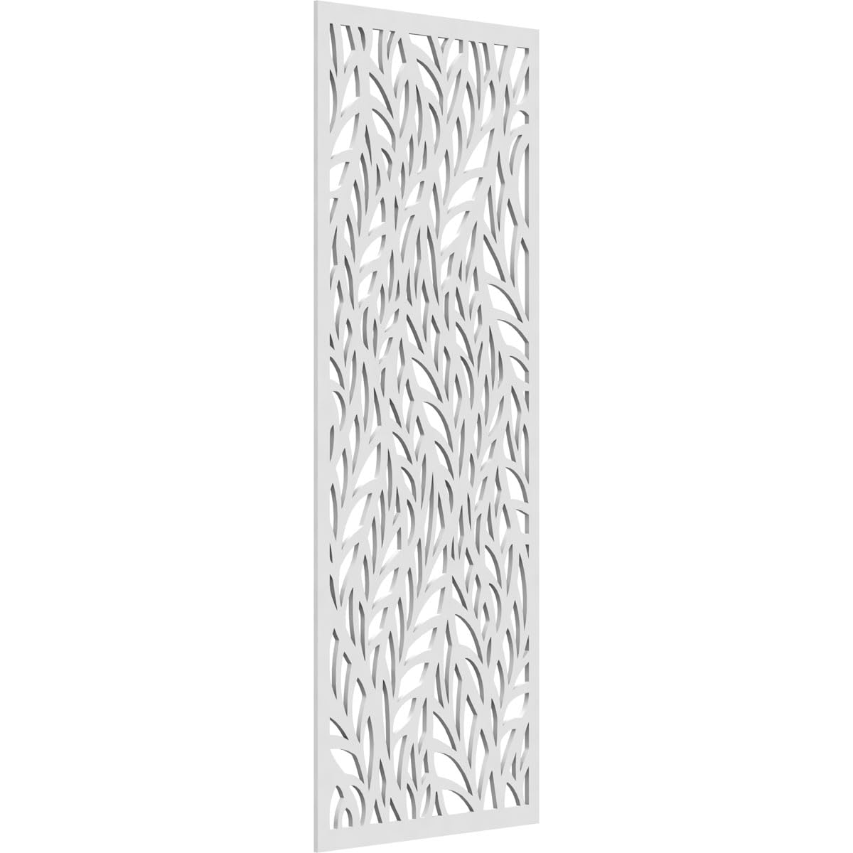 21 3/8"W x 54 3/8"H x 3/8"T Ortonville Decorative Fretwork Wall Panels in Architectural Grade PVC