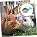 BESPORTBLE 5pcs Automatic Rabbit Water Feeder Stainless Steel Rabbit Drinking Bowl t Joint