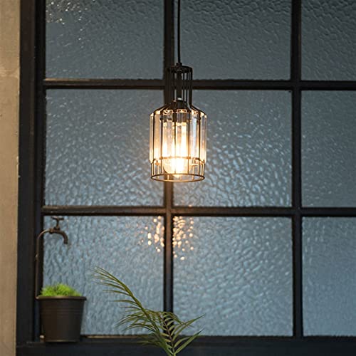 Luces colgantes de jaula con difusión abierta y casquillo universal E27 2