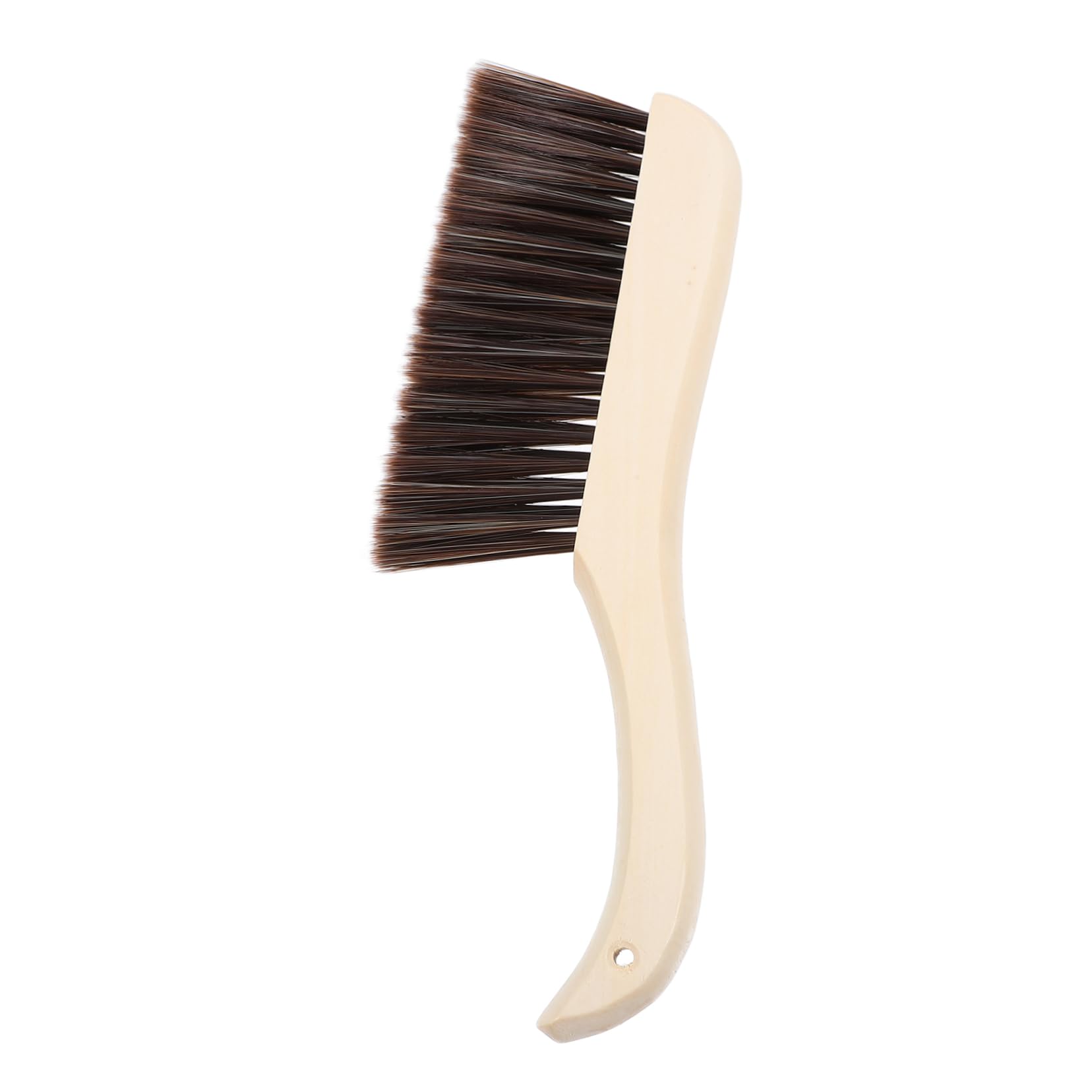 HOUDERCO Multi-Purpose Bed Brush Long Bristles Home Cleaning Accessory Non-Slip Grip