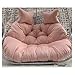 Cojín para Silla Colgante 2 Personas, Grueso Cojines de Silla de Cesta Colgante, Doble Cojin para Silla de Columpio Lavable, 2 Plazas Cojín para Silla de Huevo, para Patio, Jardin, Exterior(Color:#3)
