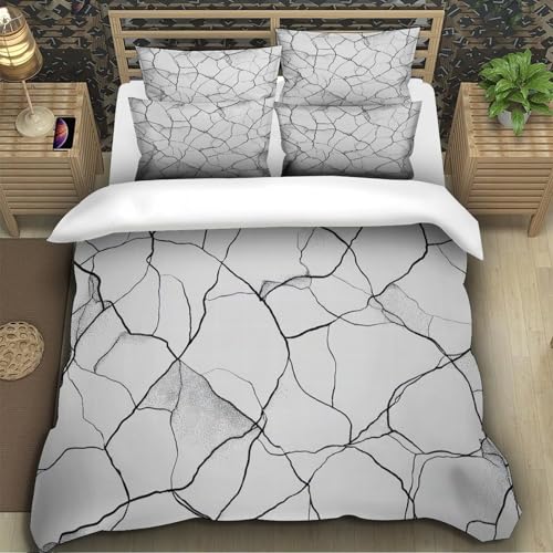 Housse de couette hypoallergénique microfibre 3D 200x200 - 5