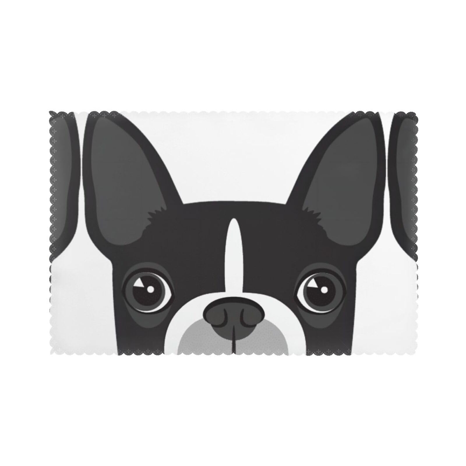 WHJSHOP Dog Prints Placemats Set of 6 12x18in – Transform Your Table into a Cozy Haven for Memorable Meals