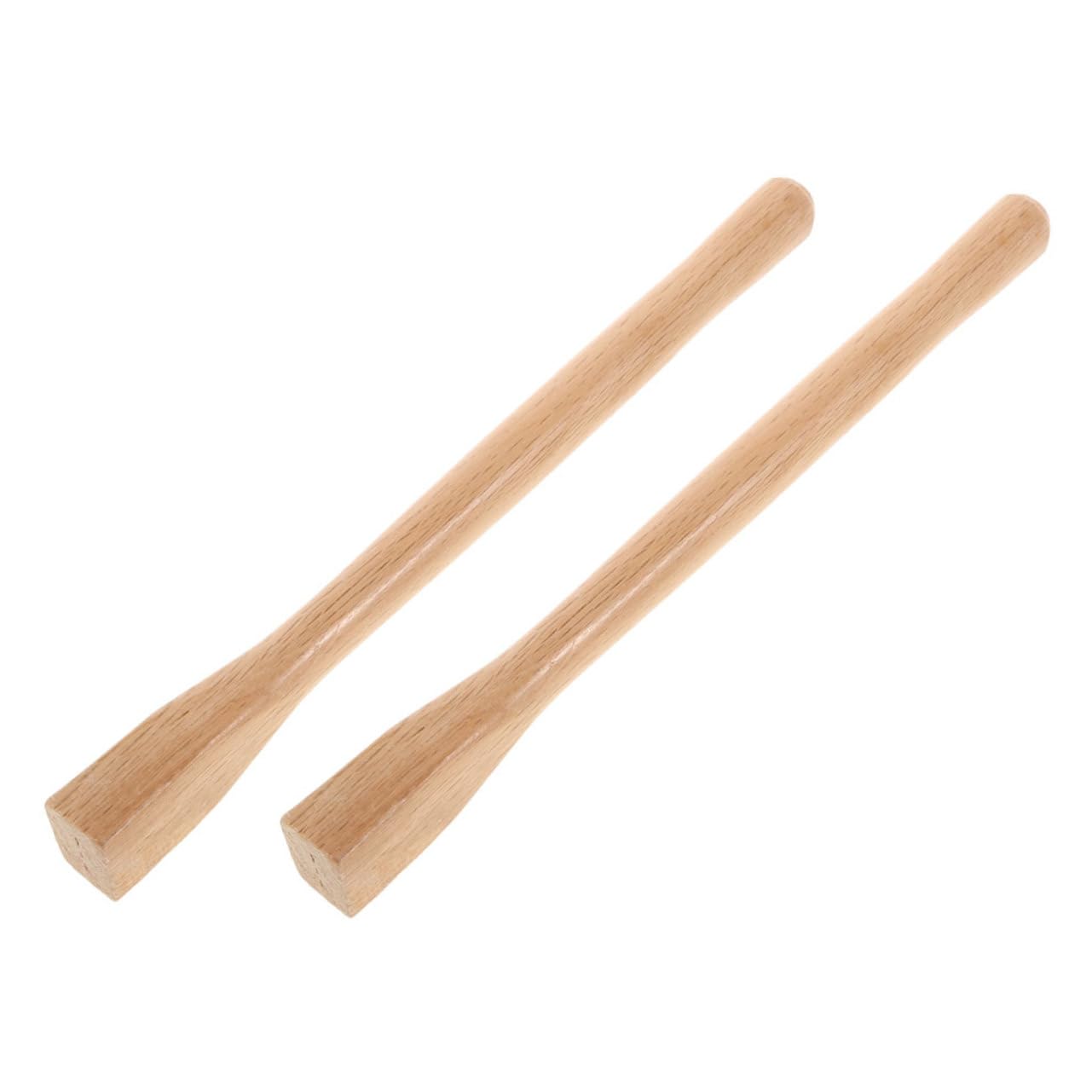 BESPORTBLE 2pcs Hoe Handle Wood Hoe Handle Replacement Hoe Handle Woodworking Tool for Carpenter Comfortable Grip Sturdy Material Easy to Install