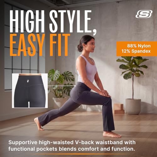 Image of Skechers | Active, GO FLEX, 4-Way Stretch, Moisture-Wicking, UPF 40+, High-Waisted