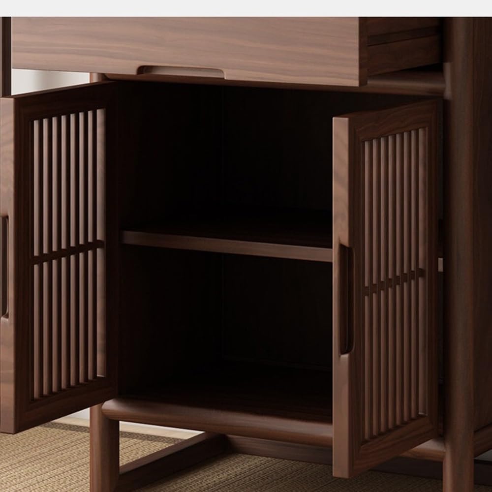 Tavola d'altare Cinese Altare Domestico in Legno di Olmo | Cassettiera Zen Consolle(Piccolo)