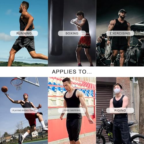 LIUYIDM Traje Sauna Hombre Camiseta Sauna Hombre Adelgazante Camiseta Reductora Hombre Quema Grasa Para Sudar Compression Shirt,Adecuado para ejercicio, gimnasio, sauna