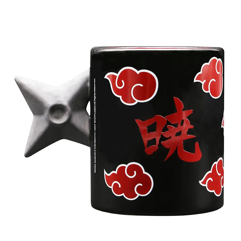 Taza Naruto Shippuden Akatsuki 460 ml con Asa 3D miniatura 2