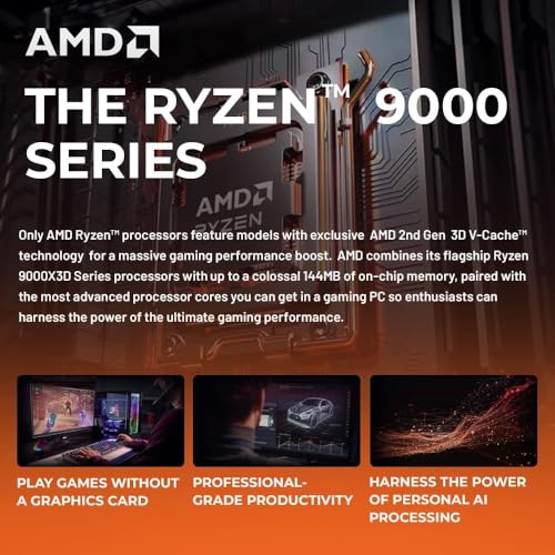 Image of PCONLINE HP Omen MAX 45L 5090 Gaming Desktop, AMD Ryzen 9 9900X3D 5.5GHz, Geforce RTX 5090, 32GB DDR5 RAM, 1TB SSD, RGB Light Studio, LCD Liquid Cooler, DP, HDMI, Wi-Fi 7, Windows 11 Pro, Black