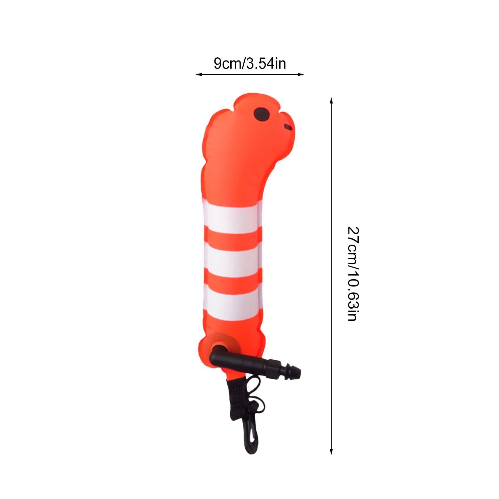 Boa da nuoto gonfiabile per la sicurezza in acqua, galleggianti con marcatore per piscina, pesca, snorkeling, pratica subacquea