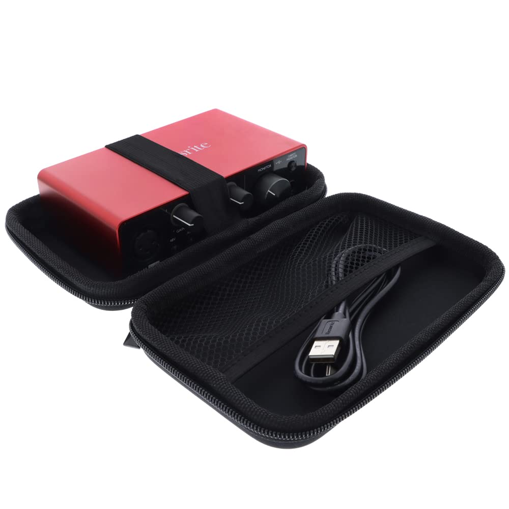 foto-kontor Case Compatible with Focusrite Scarlett Solo 3rd Gen, Rugged Storage for Your Audio Interface, Hard Case - Image 2