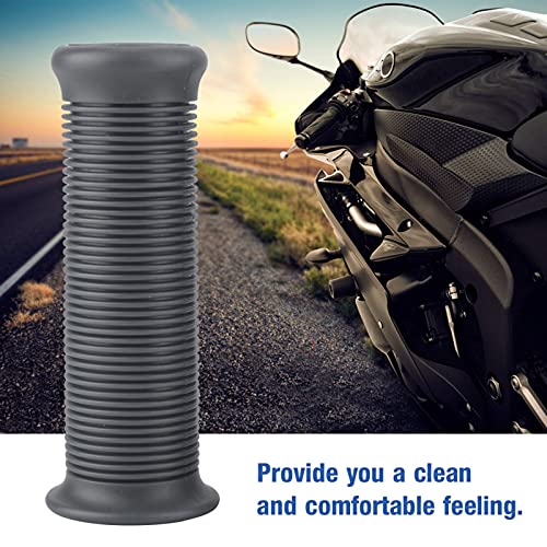 Universal Bike Handlebar Grips,Pair of 1inch 25mm 1.1inch 28mm Anti Slip Handle Bar for BMX Mountain,Scooter, Folding Bike (Dark Gray) - Image 2