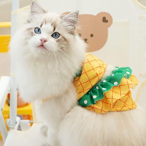 Funny Dog Swimwear Bikini Summer Dog Clothes Beach Swimsuit Puppy Bathing Suit Puppy Vest Cooling Dog Shirts Pet Shirt For Small Dog, Cat Apparel (Large, Yellow Pineapple) #TOP3