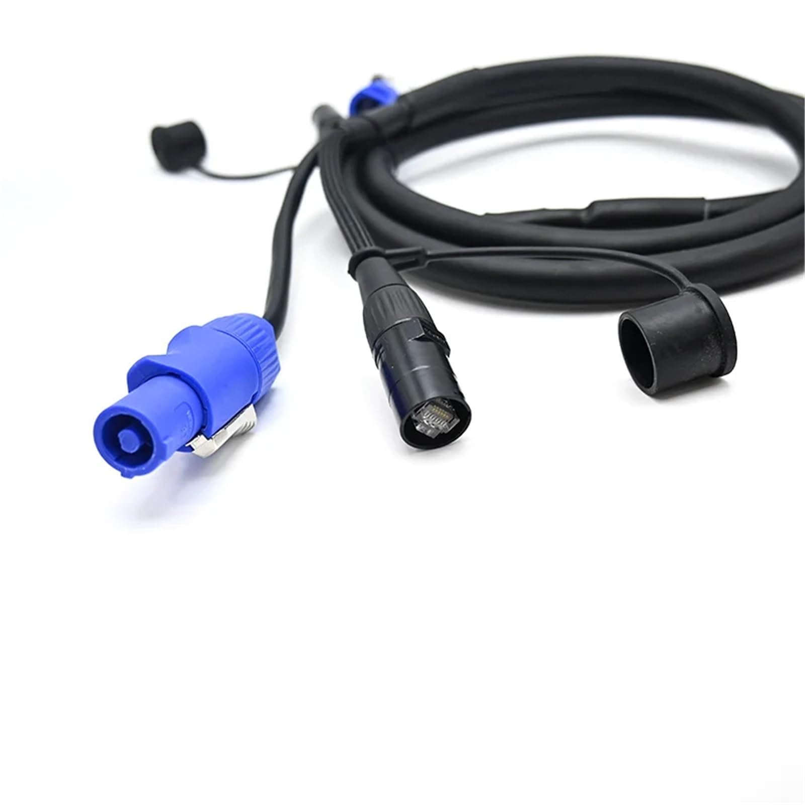 Profesjonalny kabel kombi (1 m, 2 m, 3 m, 5 m) do oświetlenia, Ethernet, zasilania sieciowego i oświetlenia mobilnego (5 m)