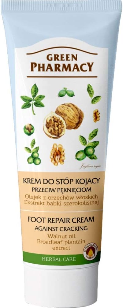 Green Pharmacy Foot repair cream against craking 75ml Walnut Oil