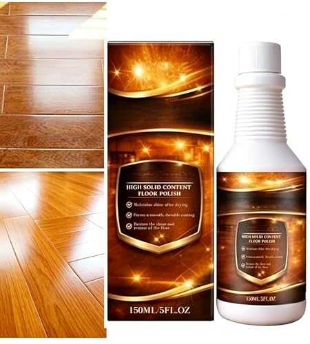 Floorrevive Floor Restorer Hardwood Floor Scratch Repair - Long Lasting Agent Wood Floor Shine Restorer High-Solids Polish Cleans and Revives All Types of Flooring Long Lasting Shine (1)