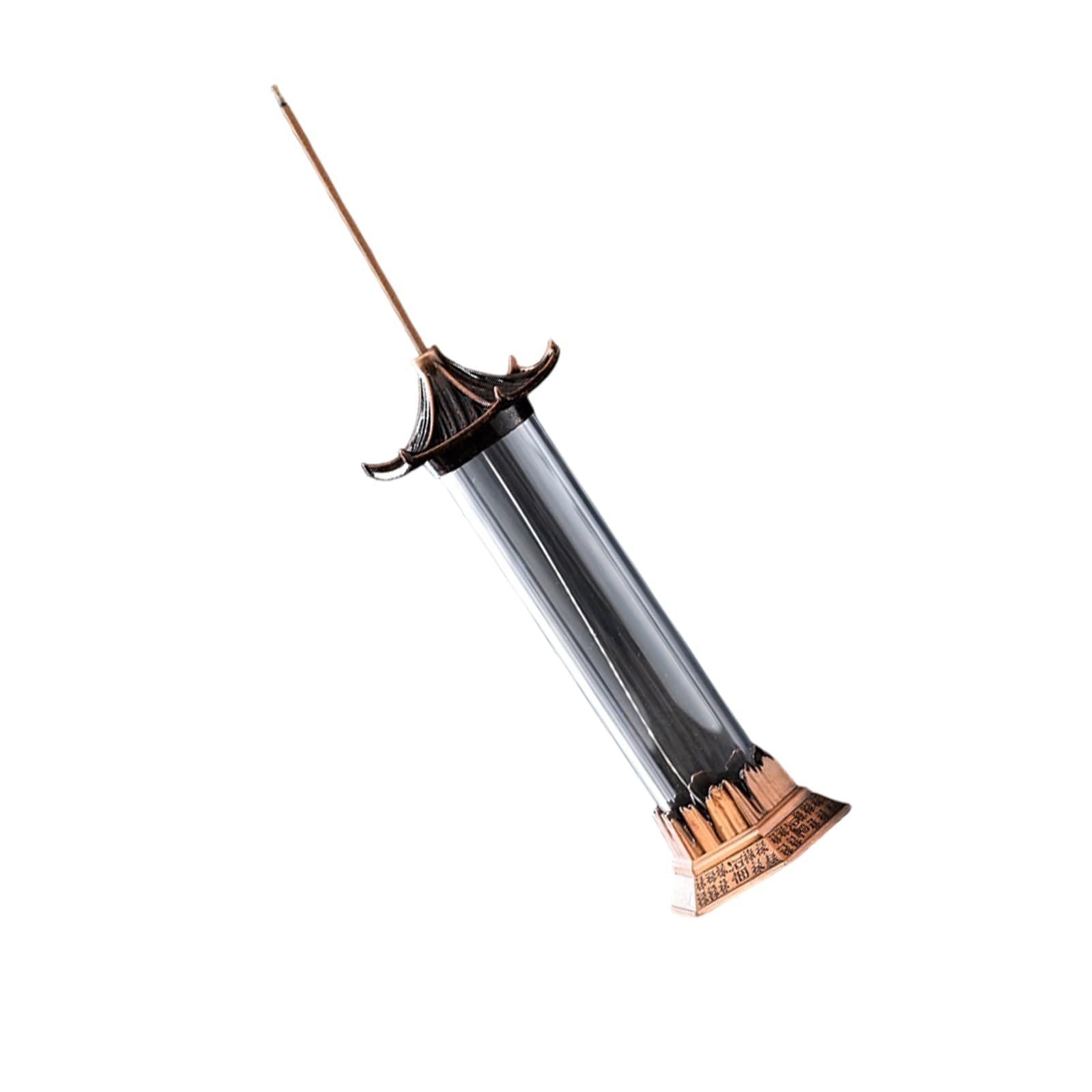 Handcrafted Ancient Pavilions Backflow Burners with Copper Alloy for Relaxing Home Ambiance Enhancement Creative Incenses Burners