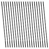 20 Pcs Coping Saw Blades for Metal Cutting 6.7 Inch Between Pins High Carbon Steel Scroll Saw Blade Set 24 TPI Wood Cutting Jig Saws Blades Replacement Pin End Saws Blade for Wood Plastic Cuttings