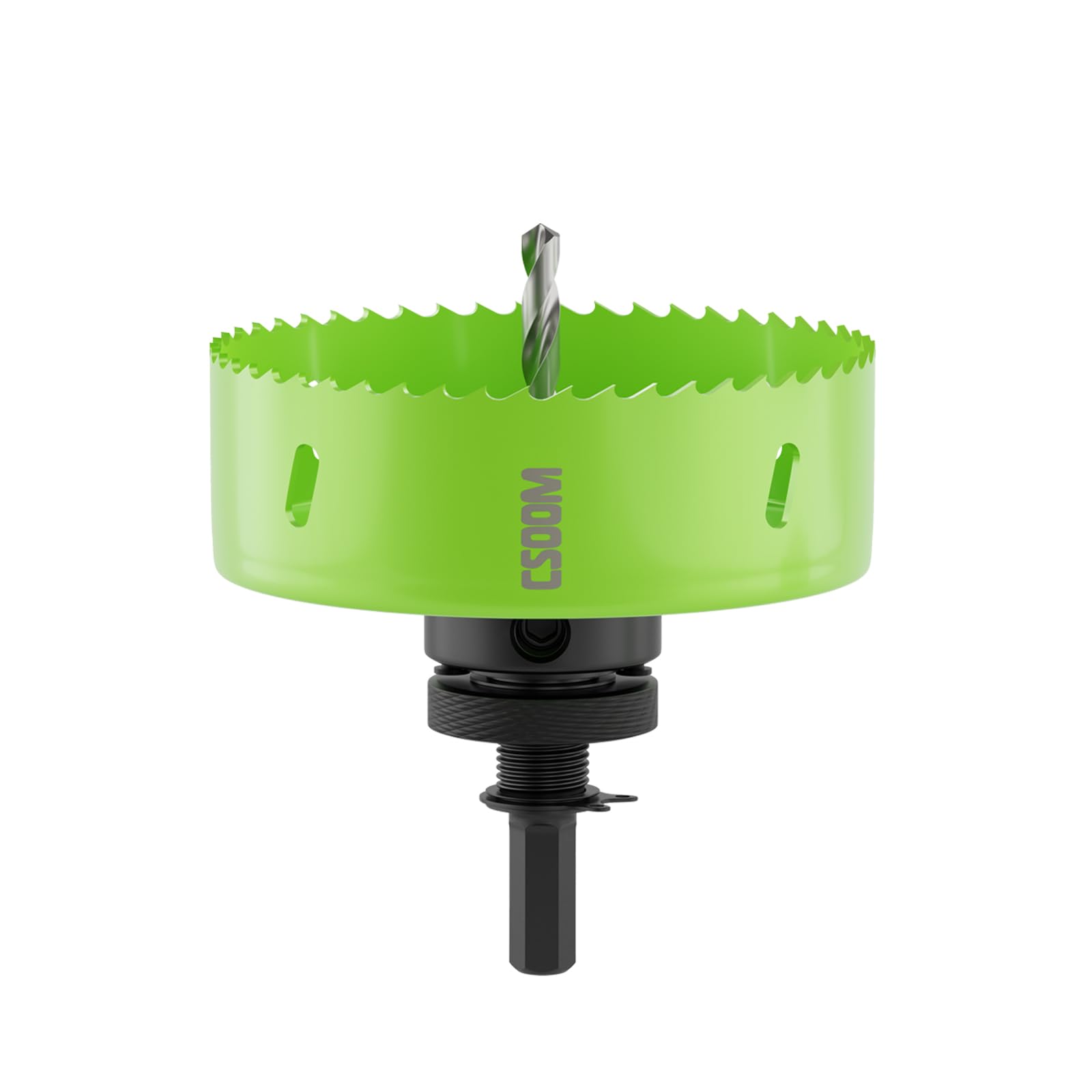 CSOOM Upgraded Bi-Metal Hole Saw Drill Bit, Hole Drilling Cutter, Ideal for Plastic, Wood, Plywood, Thin Steel Sheets, and Thin Aluminum Sheets（127mm|