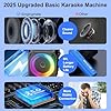 [Newest] Karaoke Machine with 2 Wireless Microphones: Karaoke Speaker Microphones for Adults Kids - Portable Bluetooth Speaker for TV Phone Tablet - Karaoke Gift for Party Outdoor PA Power-Amplifiers #2
