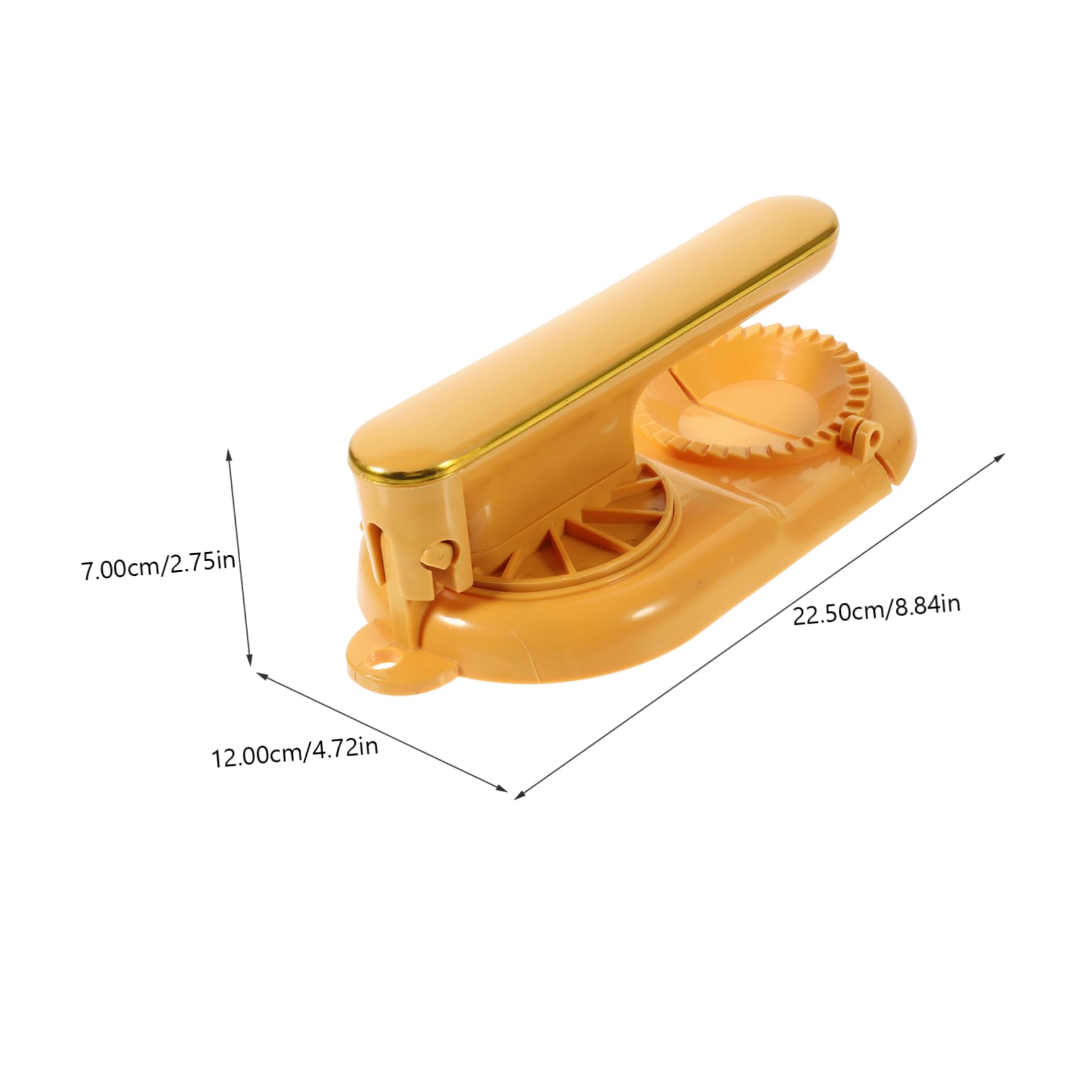 MAGICLULU Dumpling Press Molds 2-in-1 Manual Dumpling Maker Kitchen Gadget Easy to Use Dough Rolling Tool