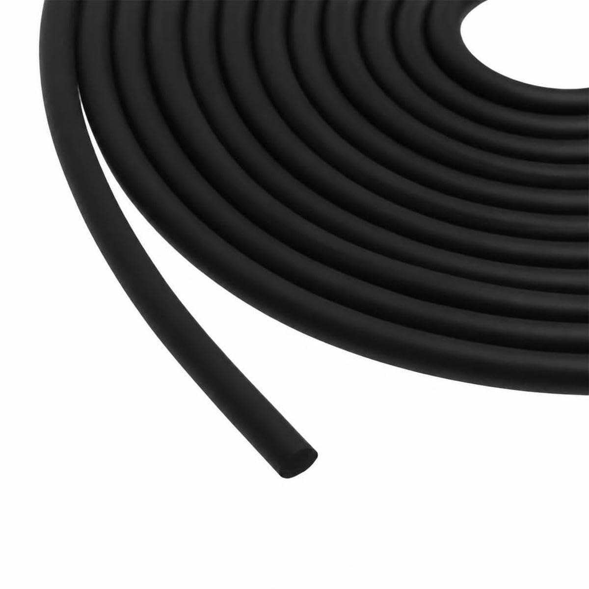5M Door Window Sealing Strip Soundproof Self-Adhesive Draught Excluder Foam Weather Stripping Door Seal Gap Filler-10mm Diameter