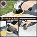 Qudodo Car Buffer Polisher, Pulidora De Autos 5 Inch/7 Inch with 6 Variable Speed 600-3600rpm, Polishing Machine Kit with Detachable Handle & Buffing Pads, Pulidora for Car, Boat Sanding, Waxing