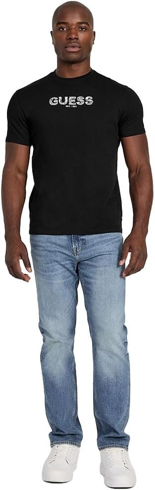 Guess Mens Eco Short Sleeve Guess Embroidery Logo - Image 4
