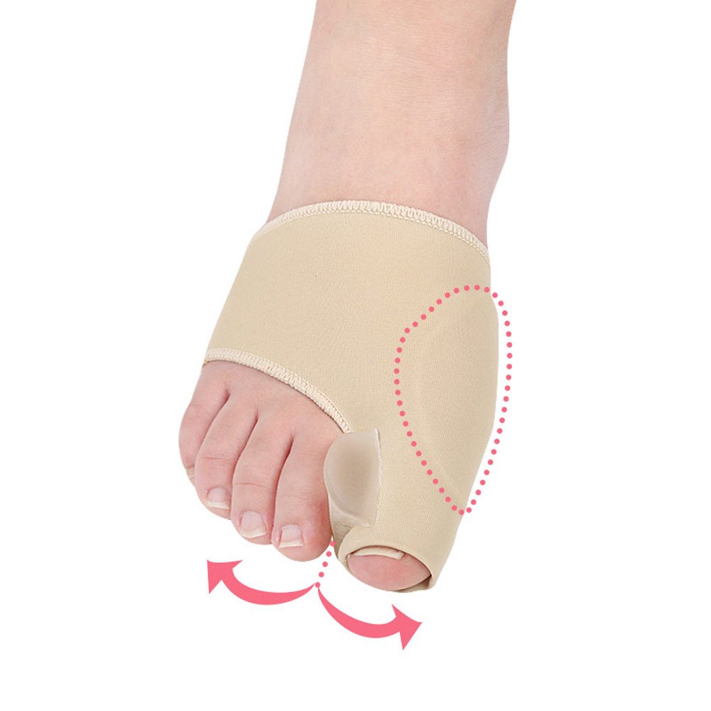 PEDIMEND Ballenzeh-Korrektor und Hallux Valgus Schiene (2 Paar – 4 Stück) | Ballenzeh-Protektoren | für richtige Ausrichtung des großen Zehs | Unisex | Fußpflege (klein)