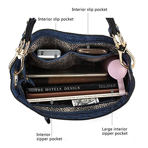 Image of Orange Hobo Shoulder Bag & Wallet Set by MKF Collection